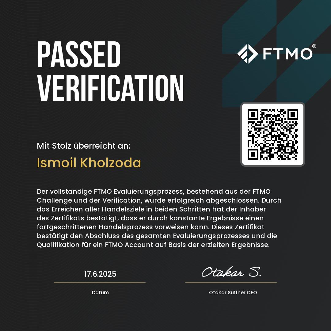 Ismoil - Verification Passed (German)